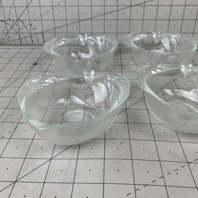 #126 Six Fruit Glass Bowls