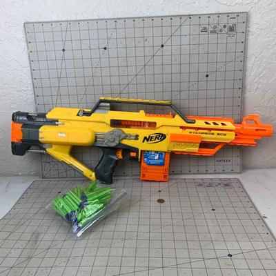 #177 Nerf Stampede ECS Gun With Bullets