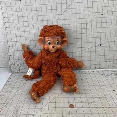 #185 Vintage Stuffed Monkey