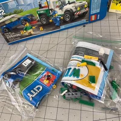 #243 Lego City Set and Vintage Postcard