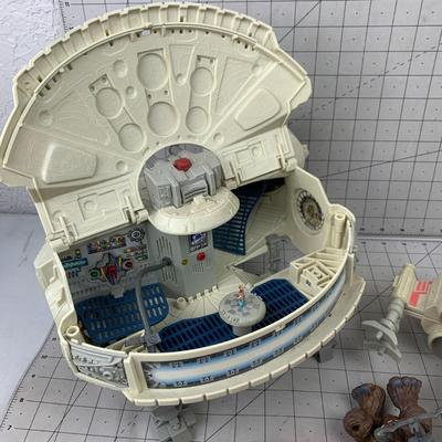 #272 Star Wars Playskool Millennium Falcon and X-Wing Starfighter