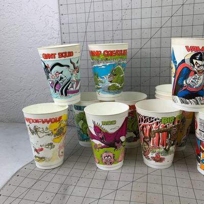 #309 Vintage 7-11 Collectible Cups- Monsters