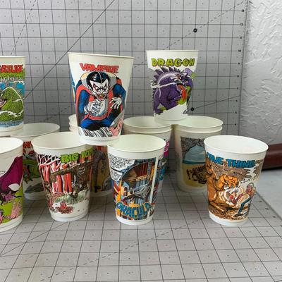 #309 Vintage 7-11 Collectible Cups- Monsters