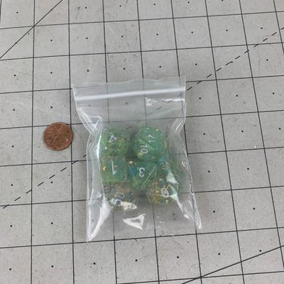 #319 Iridescent Green Die