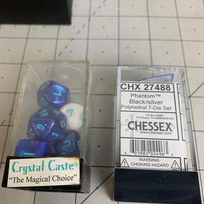 #350 Deck Box and Two Sets of Die