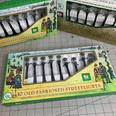 #351 3 Boxes of Old Fashioned Streetlights
