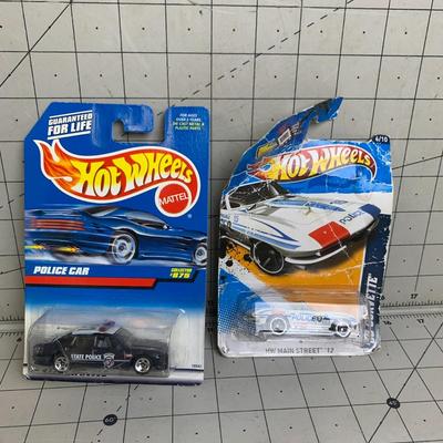 #354 Hot Wheels Police Cars
