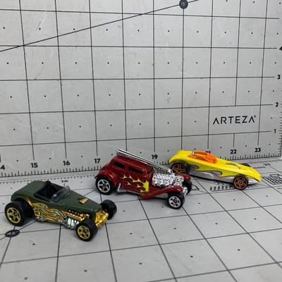 #367 Three Hot Wheels: HW13
