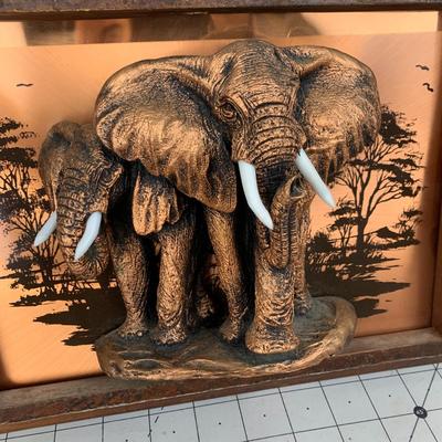 #375 Pure Copper Hand Crafted Elephant Piece
