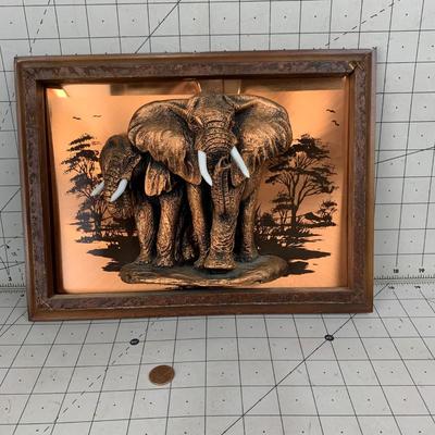 #375 Pure Copper Hand Crafted Elephant Piece