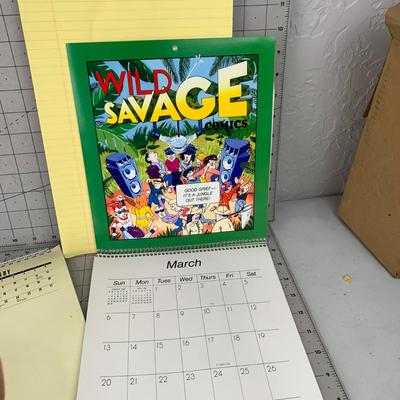 #378 Vintage Calendars and Notepad