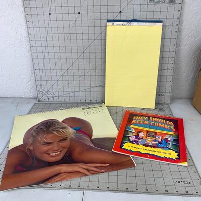 #378 Vintage Calendars and Notepad