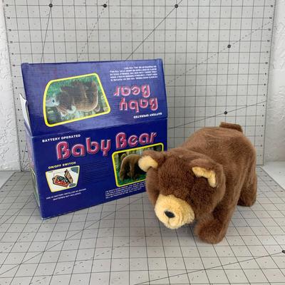 #380 Battery Operated Baby Bear