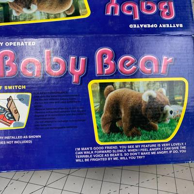 #380 Battery Operated Baby Bear