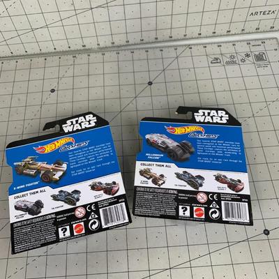 #381 Star Wars Hot Wheels: X-Wing Fighter and Millenium Falcon