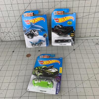 #387 Three Hot Wheels: Street Beasts, Batmobile and Twinduction