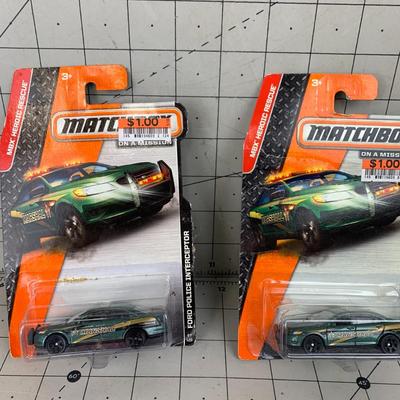 #388 Matchbox Cars, Glow Glove and U.F.O Zone Sign