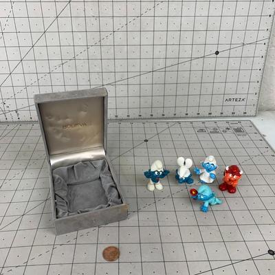 #394 Vintage Smurf Figures