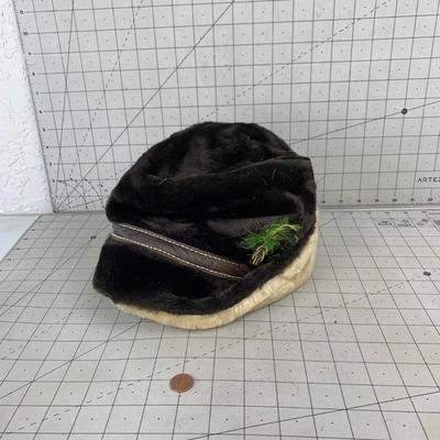 #403 Vintage Fuzzy Hat