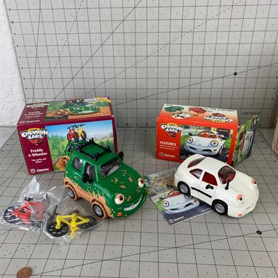 #409 Chevron Cars: Freddy 4-Wheeler and Sam Sedan