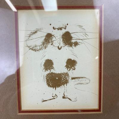 #421 Framed Mouse by Jo Myers