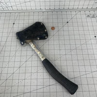 #423 Vintage Drop Forged Hatchet Hand Axe With Rubber Handle