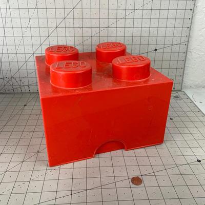 #434 Lego Container With Manuals