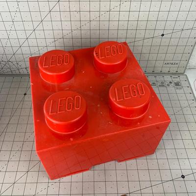 #434 Lego Container With Manuals