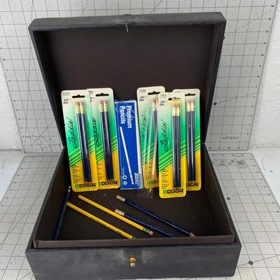#440 Laddie Dixon Pencils and Black Box