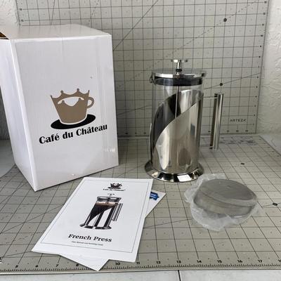 #444 Cafe du Chateau French Press