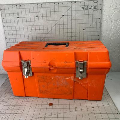 #458 Orange Tool Box