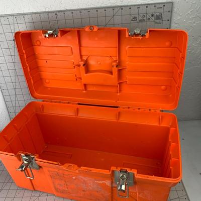 #458 Orange Tool Box