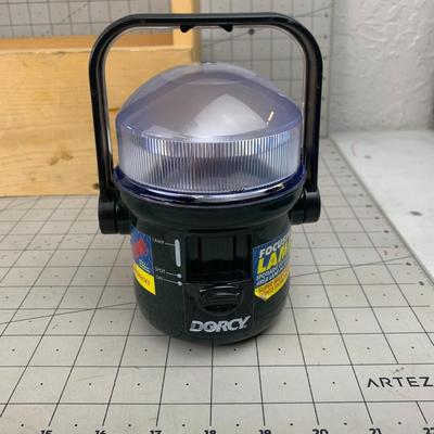 #465 Wooden Toolbox and Lantern