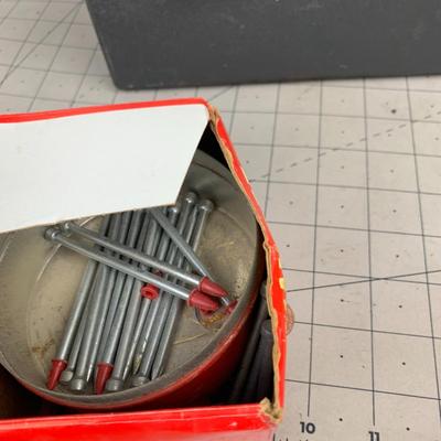 #466 Ramset Fasteners and Powder Charger Gun, Tool Box and Misc.