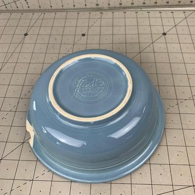 #471 Fiesta Blue Bowl With Chip