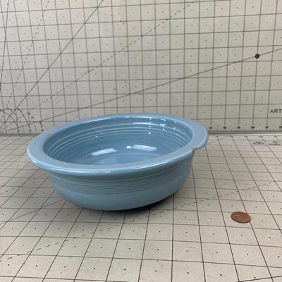 #471 Fiesta Blue Bowl With Chip