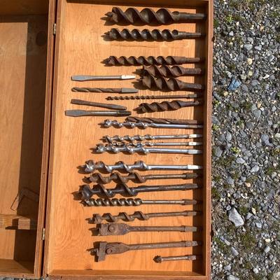 255 Lot of Antique/Vintage Drill Bits
