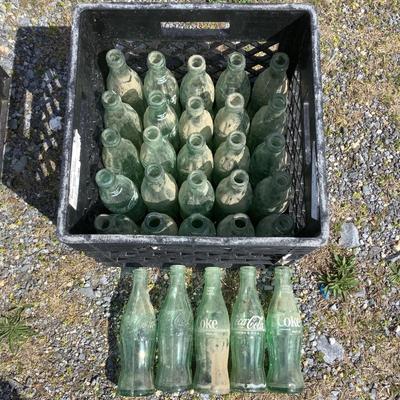 263 Assorted Vintage Coca Cola Bottles Produced from NM, OH, KS, CA, MO, WA, MN, OK, GA