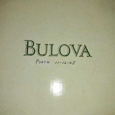 Bulova Mantle Clock Battery Operated with Box Working Condition
