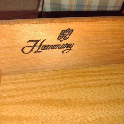 Wood Finish Hammary Side Table Choice A