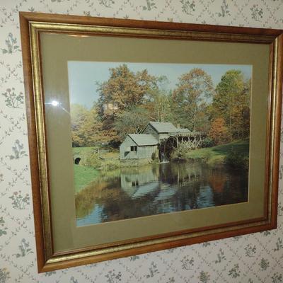 Framed Art Print of Mill House