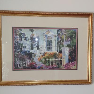Framed Art Limited Edition Numbered Print by Virginia Fouche 434/3000 (SR)