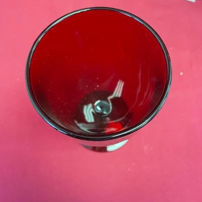 Royal Ruby red monarch goblets