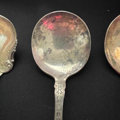 SILVER PLATED VINTAGE SPOONS