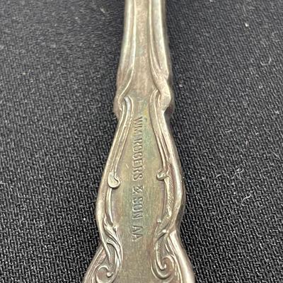 WM ROGERS SILVER PLATED VINTAGE SPOONS