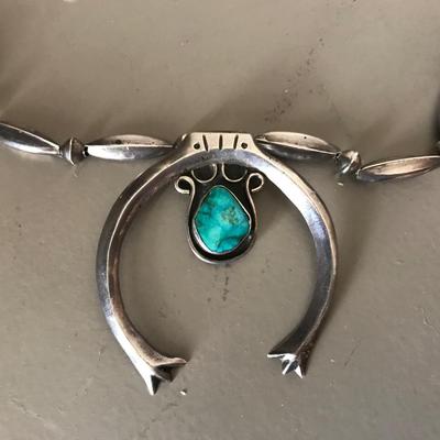 NAVAJO SILVER NECKLACE