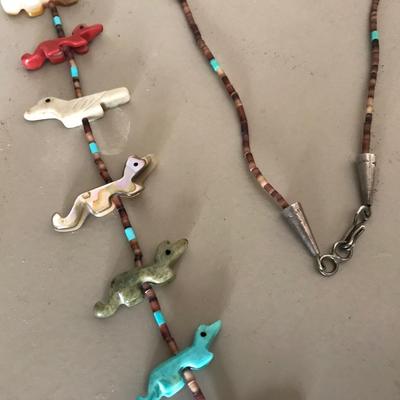 ZUNI FETISH NECKLACE