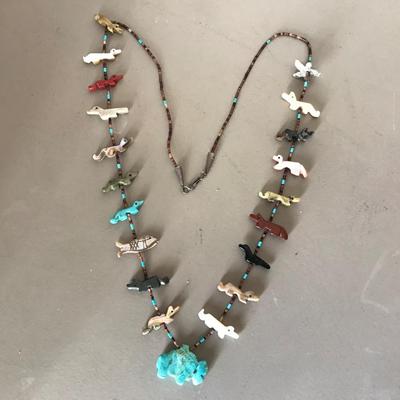 ZUNI FETISH NECKLACE