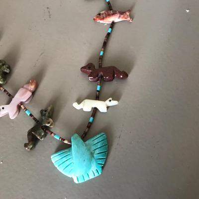ZUNI FETISH NECKLACE
