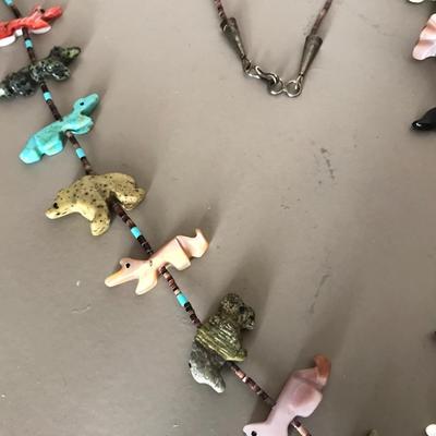 ZUNI FETISH NECKLACE